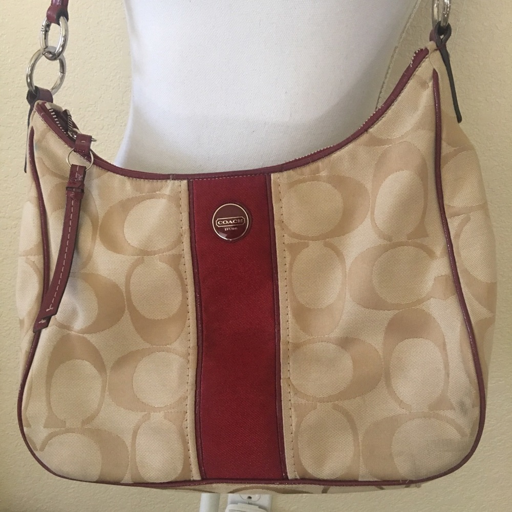 Coach Signature File Logo Large crossbody Bag